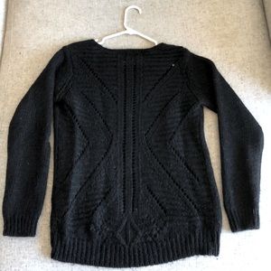 Minimum Knit longsleeve shirt in black